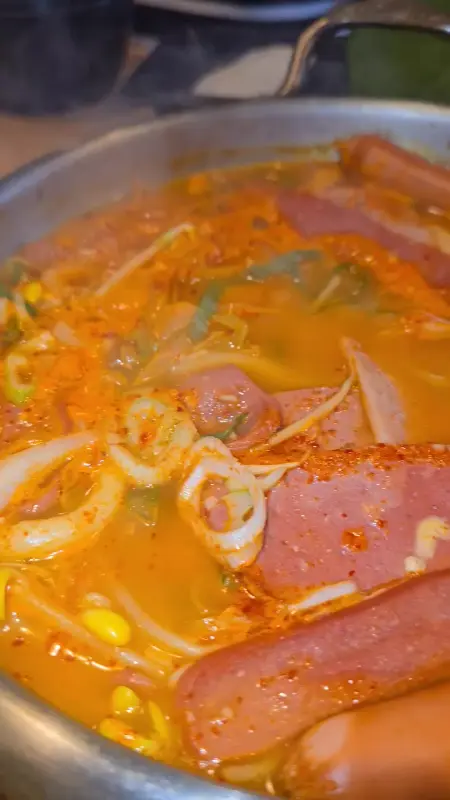 부대찌개 근접샷