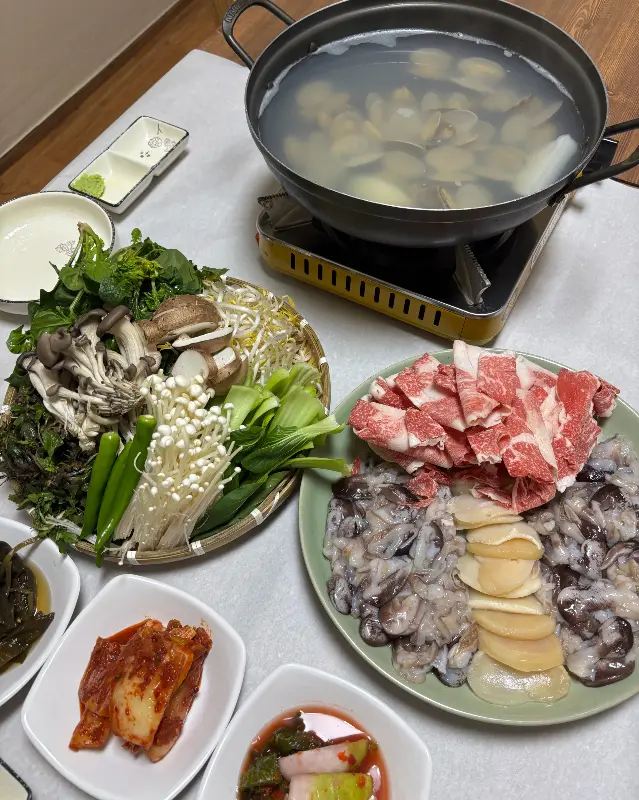 싱싱한 해산물 모듬