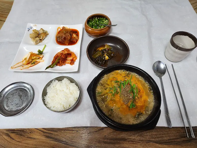 모란추어탕 밑반찬