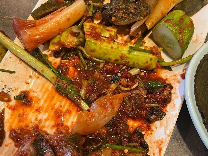 다양한 김치 모듬