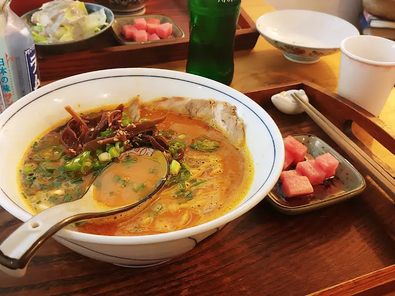 카라미소라멘의 매콤한 비주얼