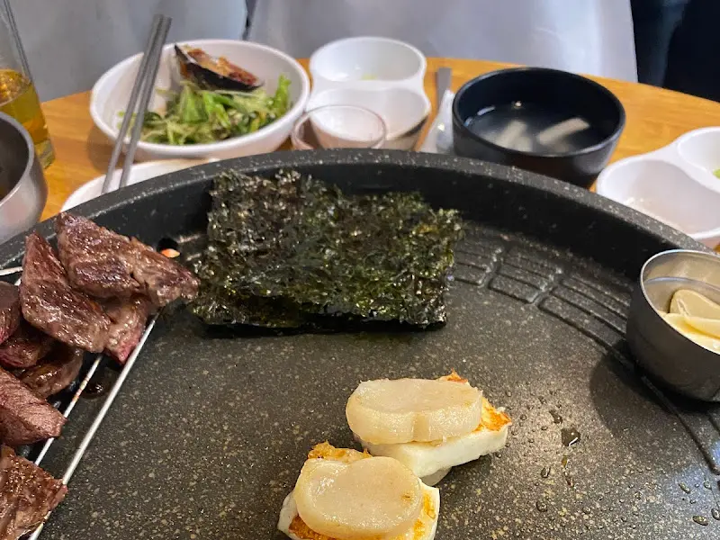 한우와 함께 구워먹는 해산물