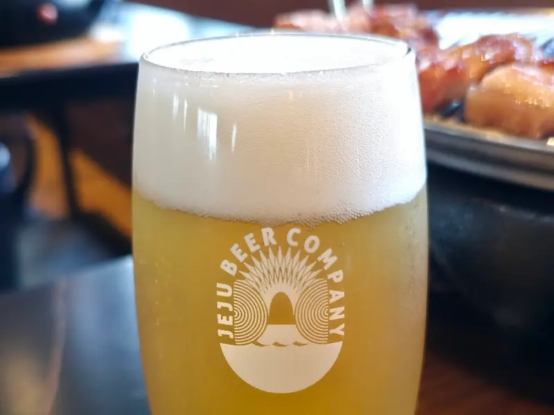 시원한 제주 생맥주