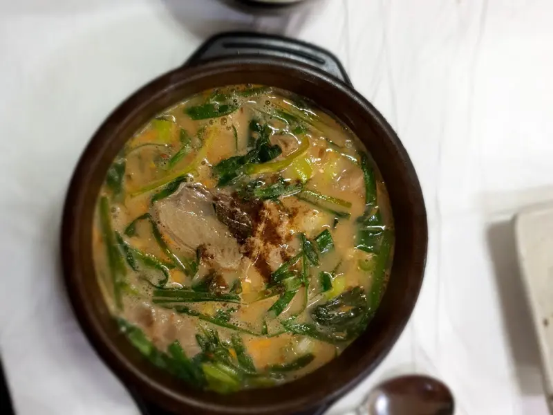 진국의 수육국밥, 깊고 진한 국물이 일품