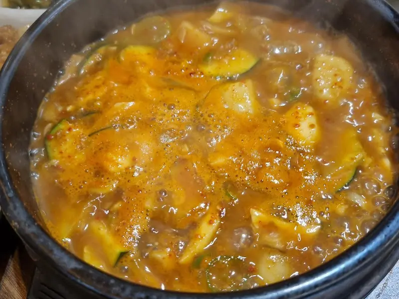 서비스로 제공되는 된장찌개