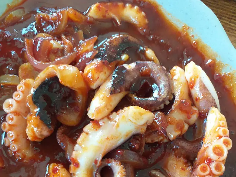 매콤한 쭈꾸미볶음 클로즈업