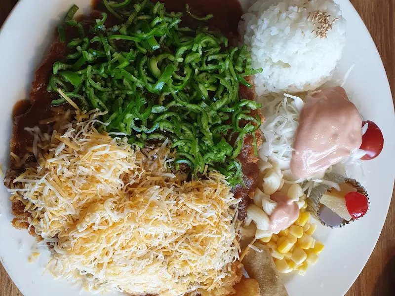 반반 돈가스 근접샷