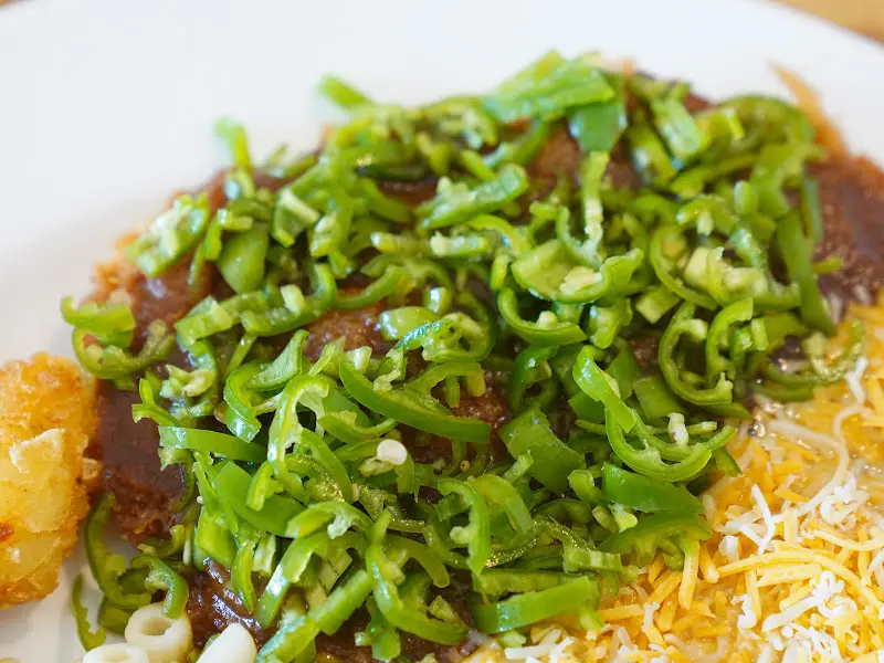 청양 돈가스 근접샷