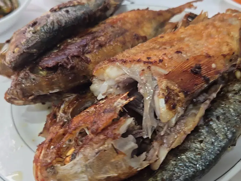 생선구이 클로즈업샷