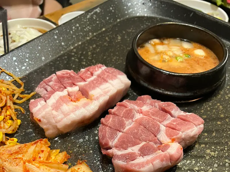 잘 익은 고기의 클로즈업 샷