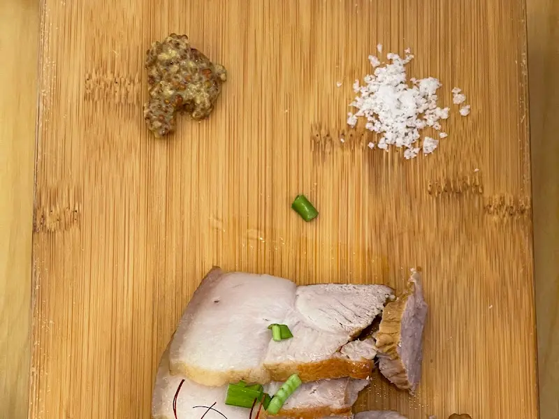 반찬으로 나온 김치 사진