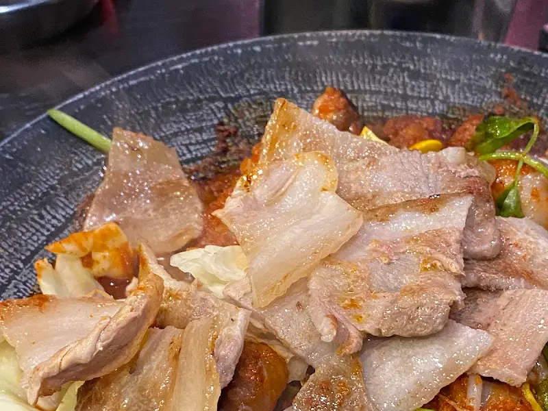 쭈꾸미와 우삼겹의 만남