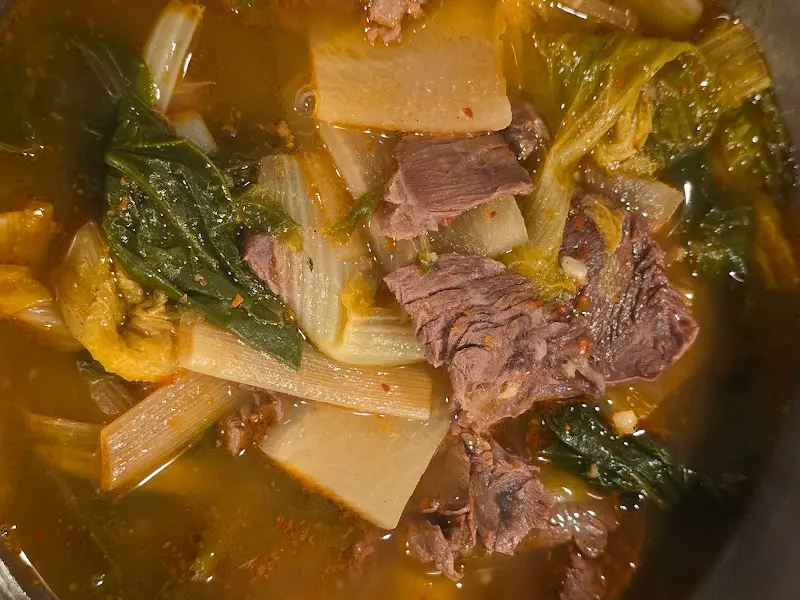 한우가 듬뿍 들어간 한우국밥