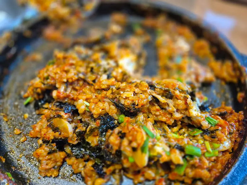 자박갈비 볶음밥