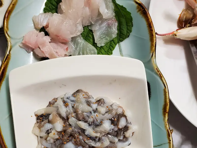 싱싱한 해산물 한 상차림