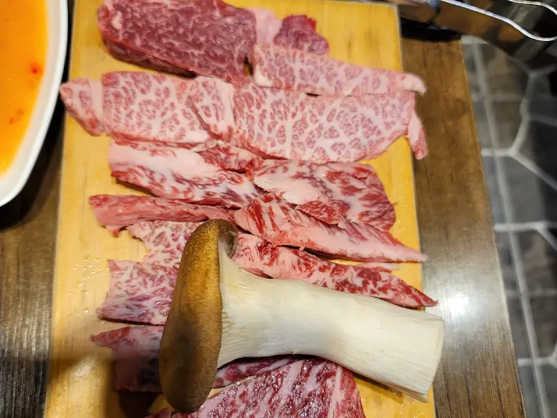 황홀한 마블링의 한우 모듬