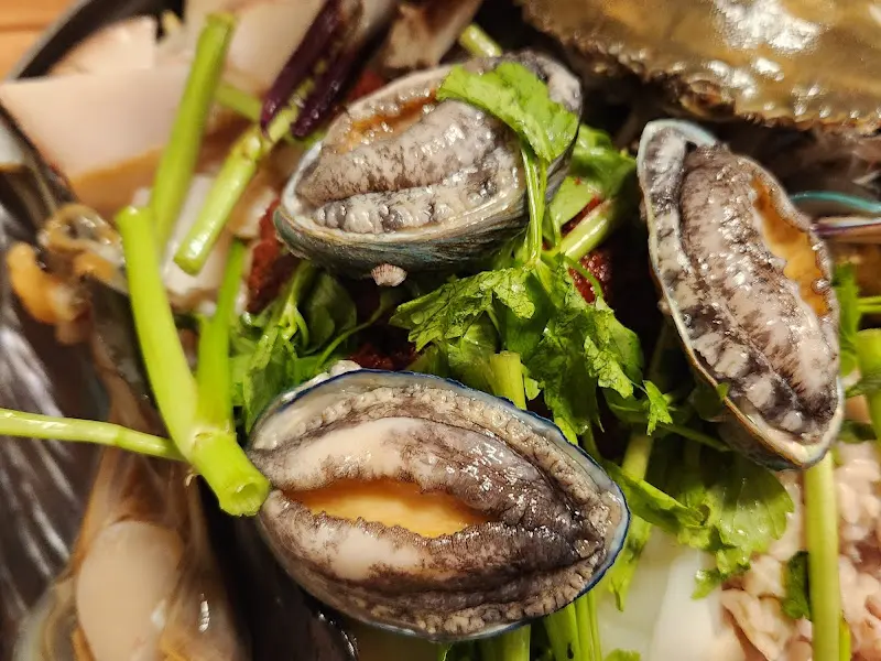 싱싱한 전복의 모습