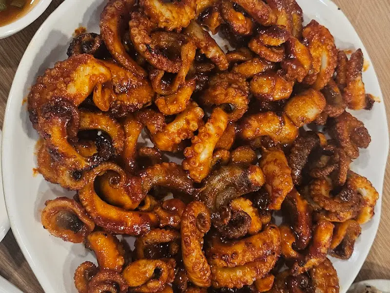 매콤한 양념 쭈꾸미