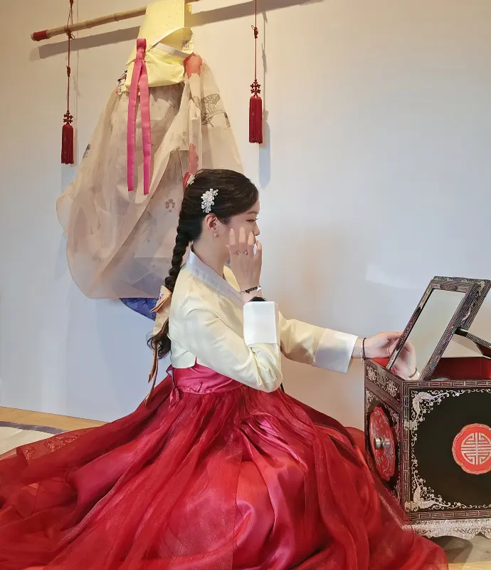 한복을 입고 사진을 찍을 수 있는 공간