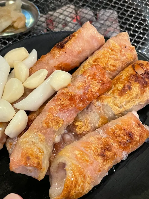 노릇하게 구워진 막창