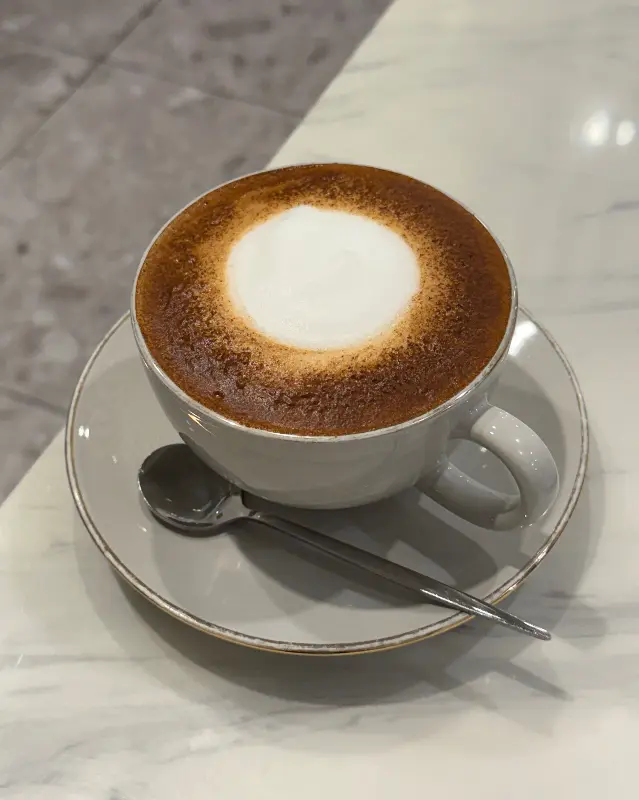 카푸치노 클로즈업