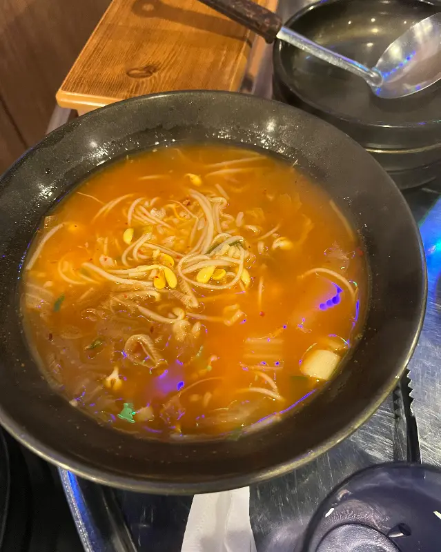 시원하고 깔끔한 맛의 갱시기