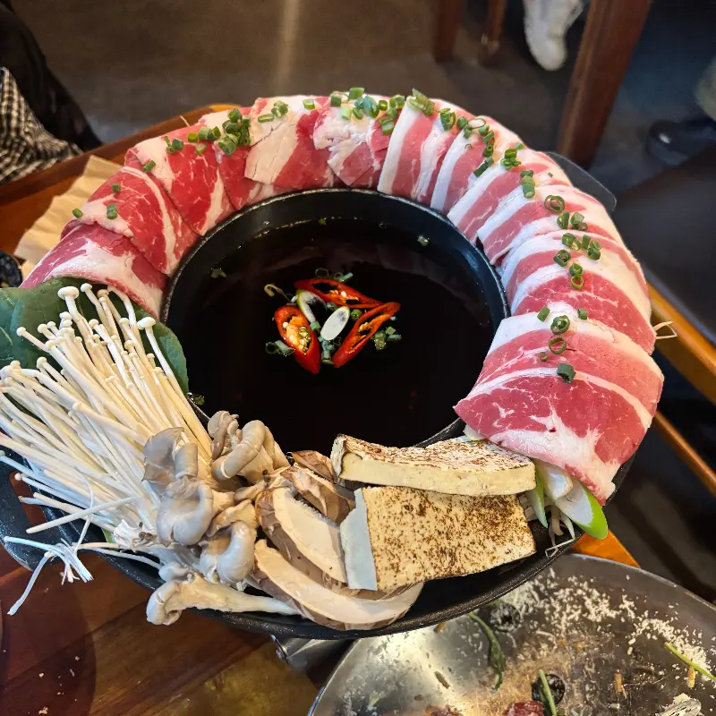 푸짐한 스키야키