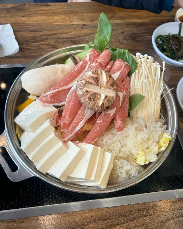 두부진 두부전골 재료
