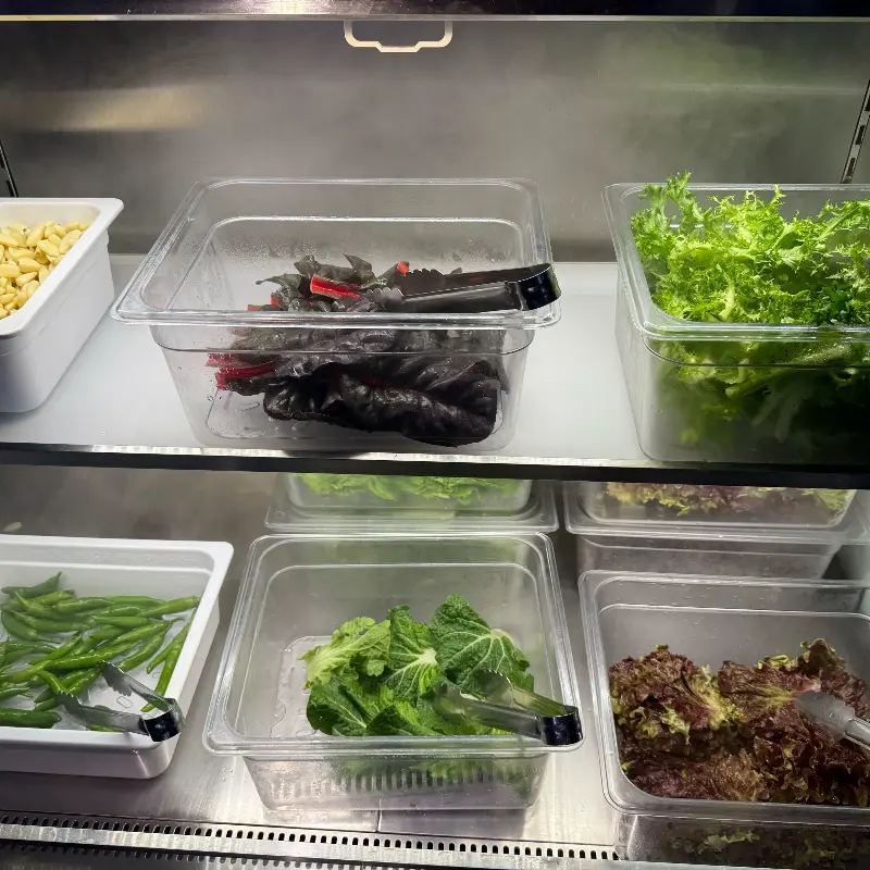 신선한 야채 코너