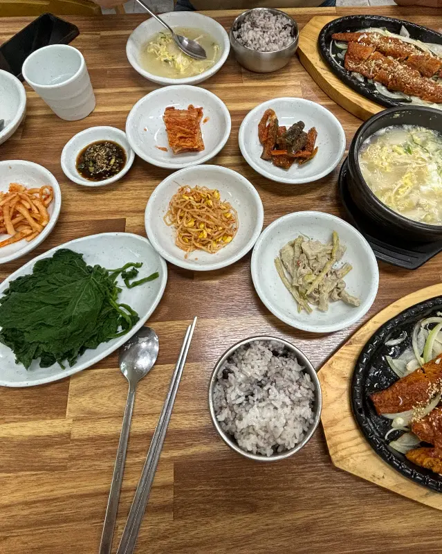 해담은황태 한상차림