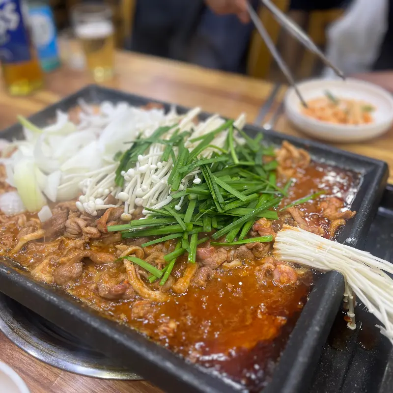 오리불고기 비주얼