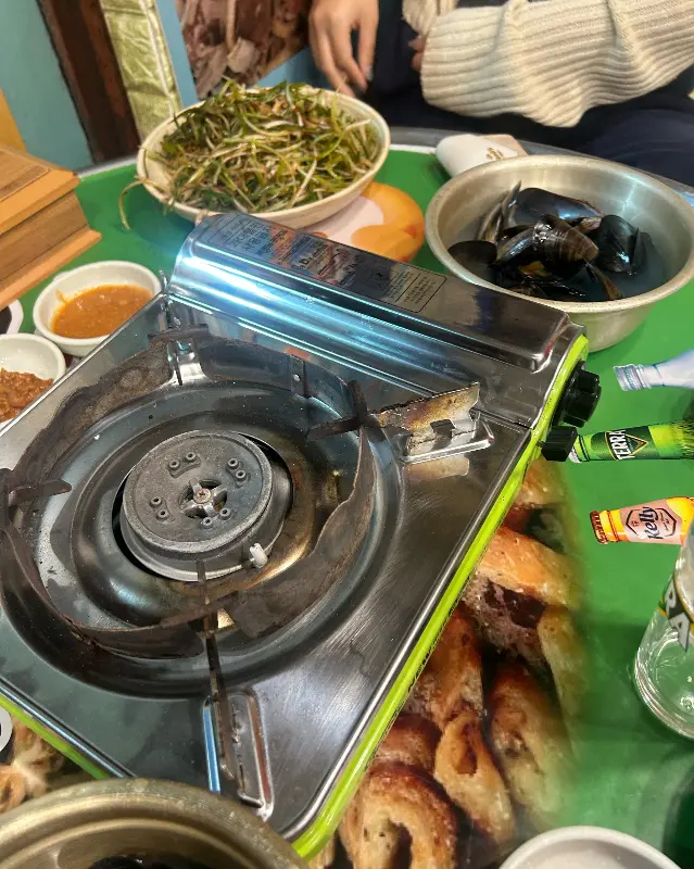 기본으로 제공되는 홍합탕