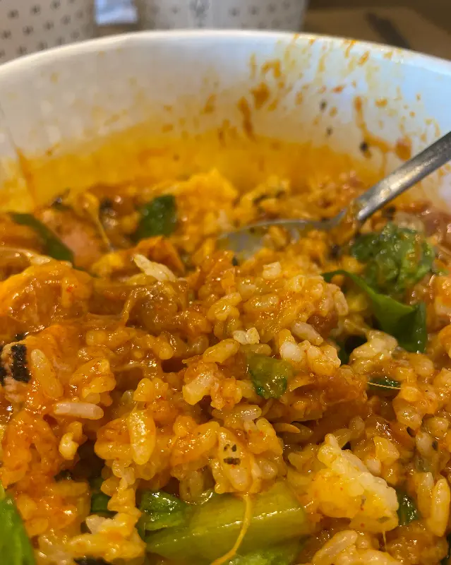 매콤달콤한 치즈닭갈비덮밥