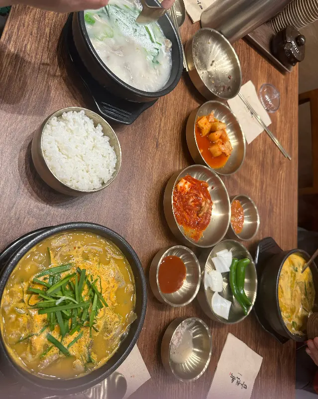 다원옥 테이블 세팅