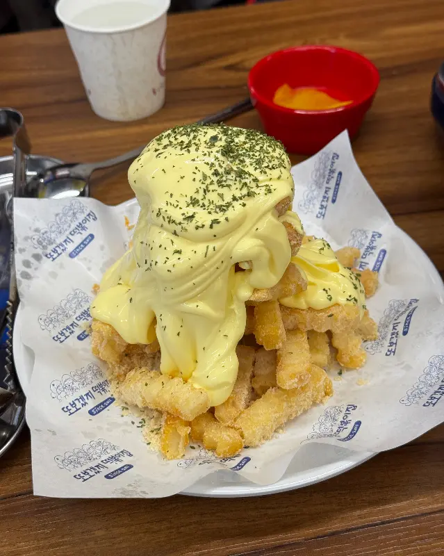 버터갈릭 감자튀김