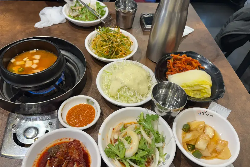 안흥갈비에서 즐거운 식사