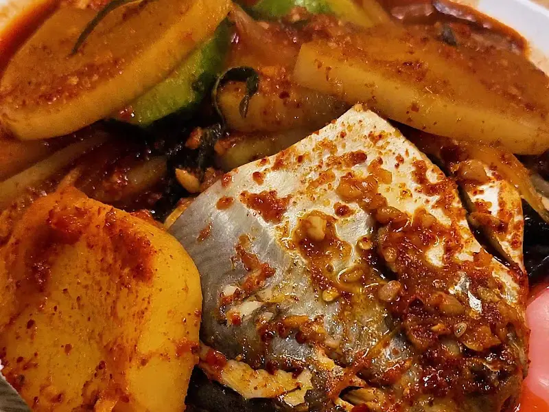 병어찜 클로즈업