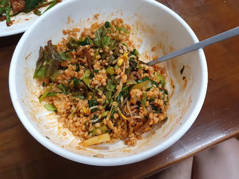 옛날보리밥집 실내 좌석