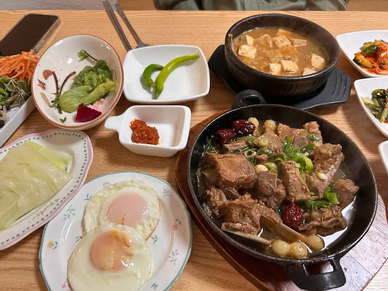 청국장 정식 한 상 차림