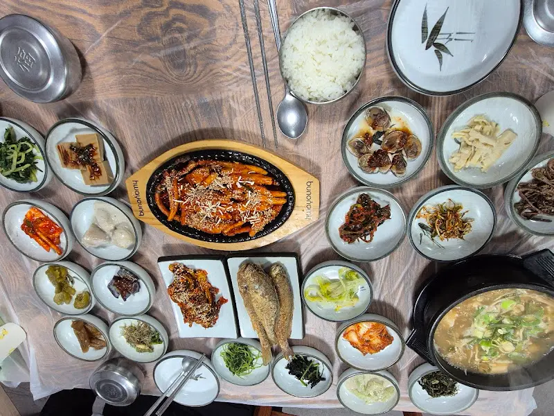 더덕구이 산채정식 한상차림