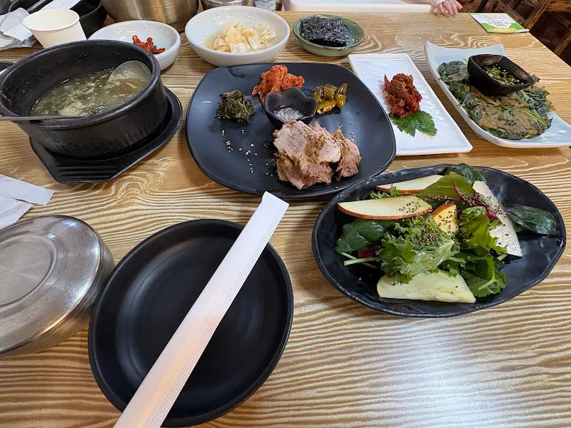 자연밥상 한 상 차림