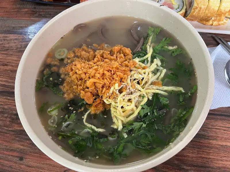 메밀우동 클로즈업