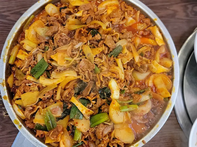 솔밭가든 오리불고기