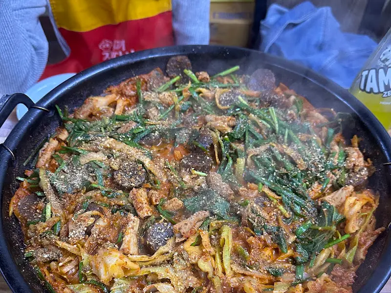 순대곱창볶음 비주얼