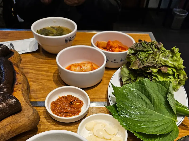 장수갈비 기본 반찬
