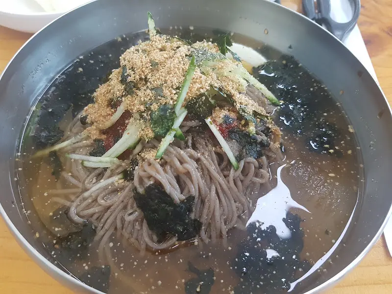 향교막국수 물막국수