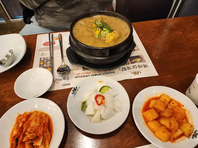 한방상황삼계탕 한 상 차림