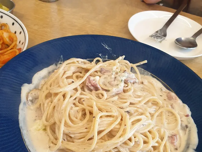 베이컨 크림 리조또