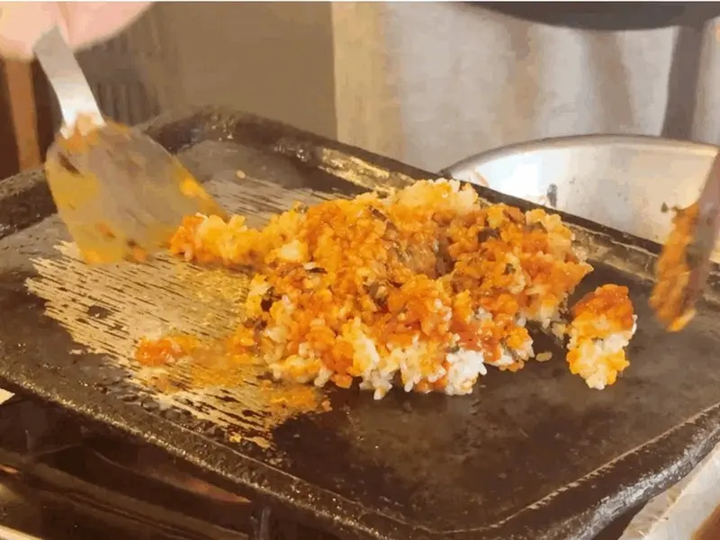 볶음밥 제조 과정