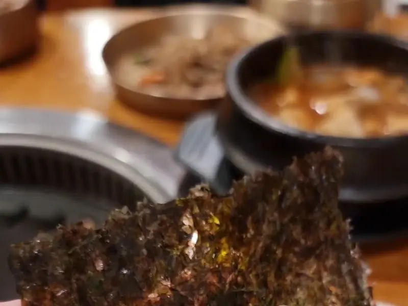 김에 싸 먹는 간장게장